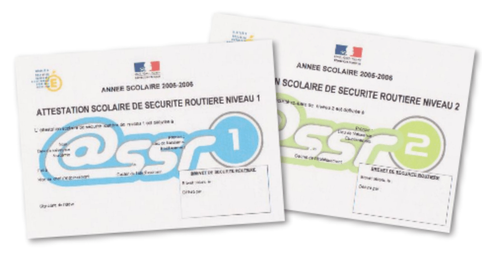 Attestation Scolaire de Sécurité Routière 